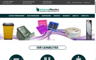 Universal Plastics website