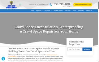 Crawl Space Brothers of Greenville website