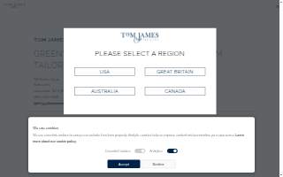 Tom James Company of Greenville website