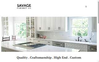 Savage Cabinet Co website