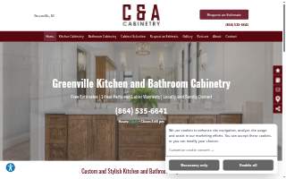 C & A Cabinetry Inc. website