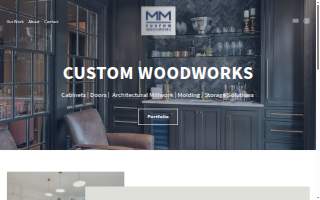 MM Custom Woodworks website