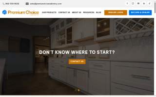 Premium Choice Cabinetry website