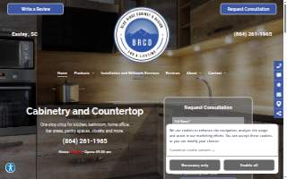Blue Ridge Cabinet & Design website