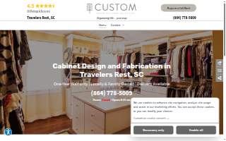Custom Architectural Solutions website