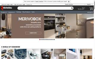 Richelieu GREENVILLE website