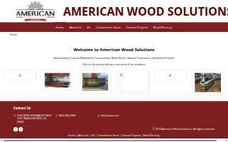 American Wood Solutions website
