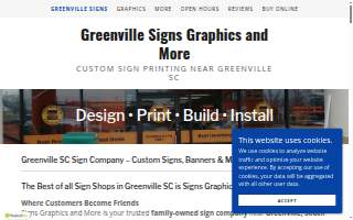 Signs Graphics and More website