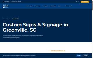 Carolina Signs and Wonders - Greenville Sign Company website