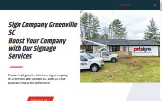 PMT SIGNS Greenville SC - Vehicle Wrap website
