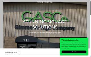 Gimme-A-Sign Co website