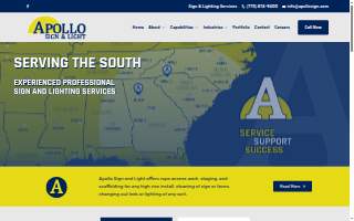 Apollo Sign & Light Co website