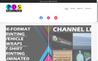 Pds Signs, Llc website