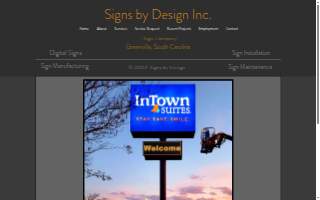Signs By Design Inc website