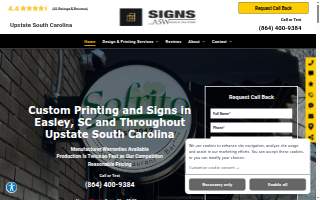Absolute Sign Works website