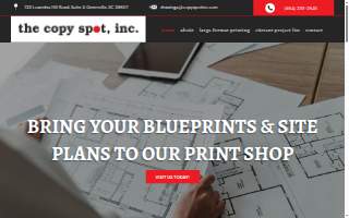 The Copy Spot Inc. website