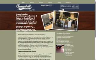 Campbell Tile Company website
