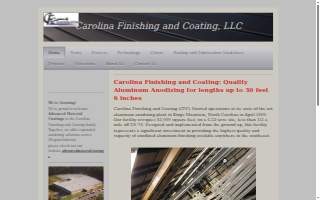 Carolina Finishing and Coating website