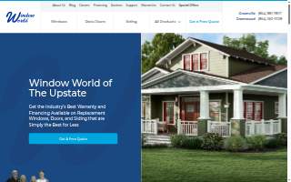 Window World of Upstate website