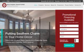 Southern Traditions Window Fashions website