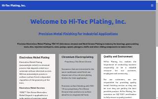 Hi-Tec Plating, Inc. website