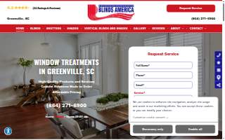 Blinds America website