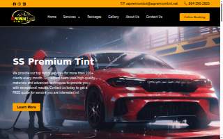 SS Premium Tint website