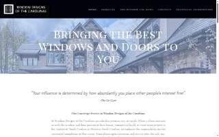 Window Designs of the Carolinas, Inc. website