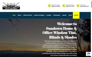 Sundown Home & Office Window Tint, Blinds & Shades website
