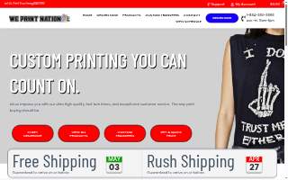 T-Shirt Nation website