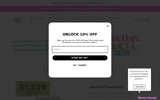 Marietta's Quilt & Sew website