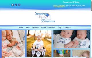 Sewing Up Dreams, LLC website