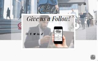 Cahaly's Custom Clothing and Suits website