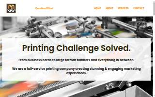 Carolina Offset website