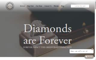 Greenville Diamond Gallery website
