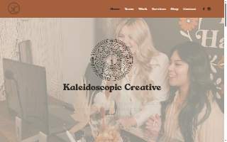 Kaleidoscopic Creative website