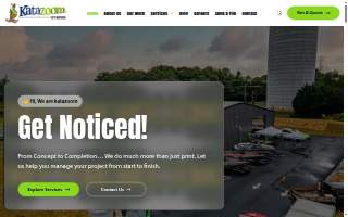 Katazoom - Car Wraps, Wall Murals, & Window Graphics website