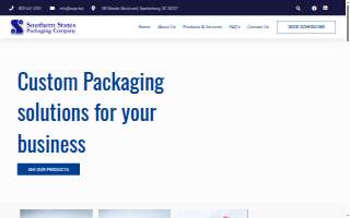Southern States Packaging Co website
