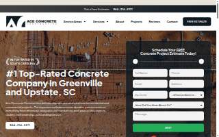 Ace Concrete Construction website