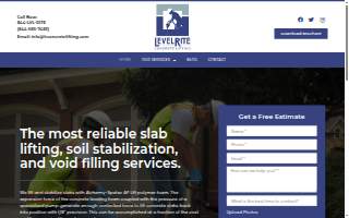 LevelRite Concrete Lifting website