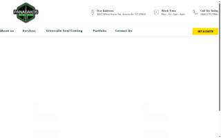 Panagakos Asphalt Paving website