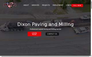 Dixon Paving, Inc website