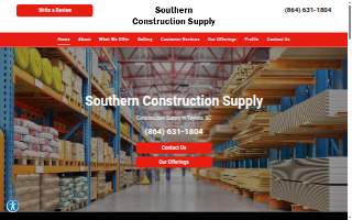 Southern Construction Supply website