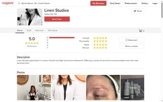 Linen Studios website