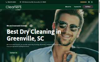 Crossroads Cleaners website