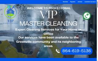 VIP Master Cleaning LLC - Janitorial cleaning services in Greenville sc website