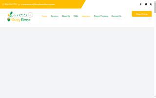 Busy Beez Cleaning website