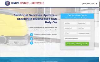 Jantize Upstate - Greenville website