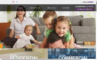 LS Upstate Cleaning website