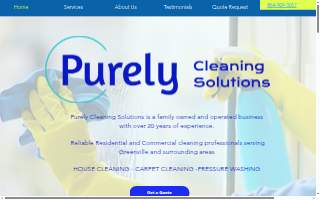 Purely Solutions website